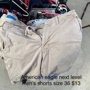 American Eagle khaki shorts next level flex size 36 men’s